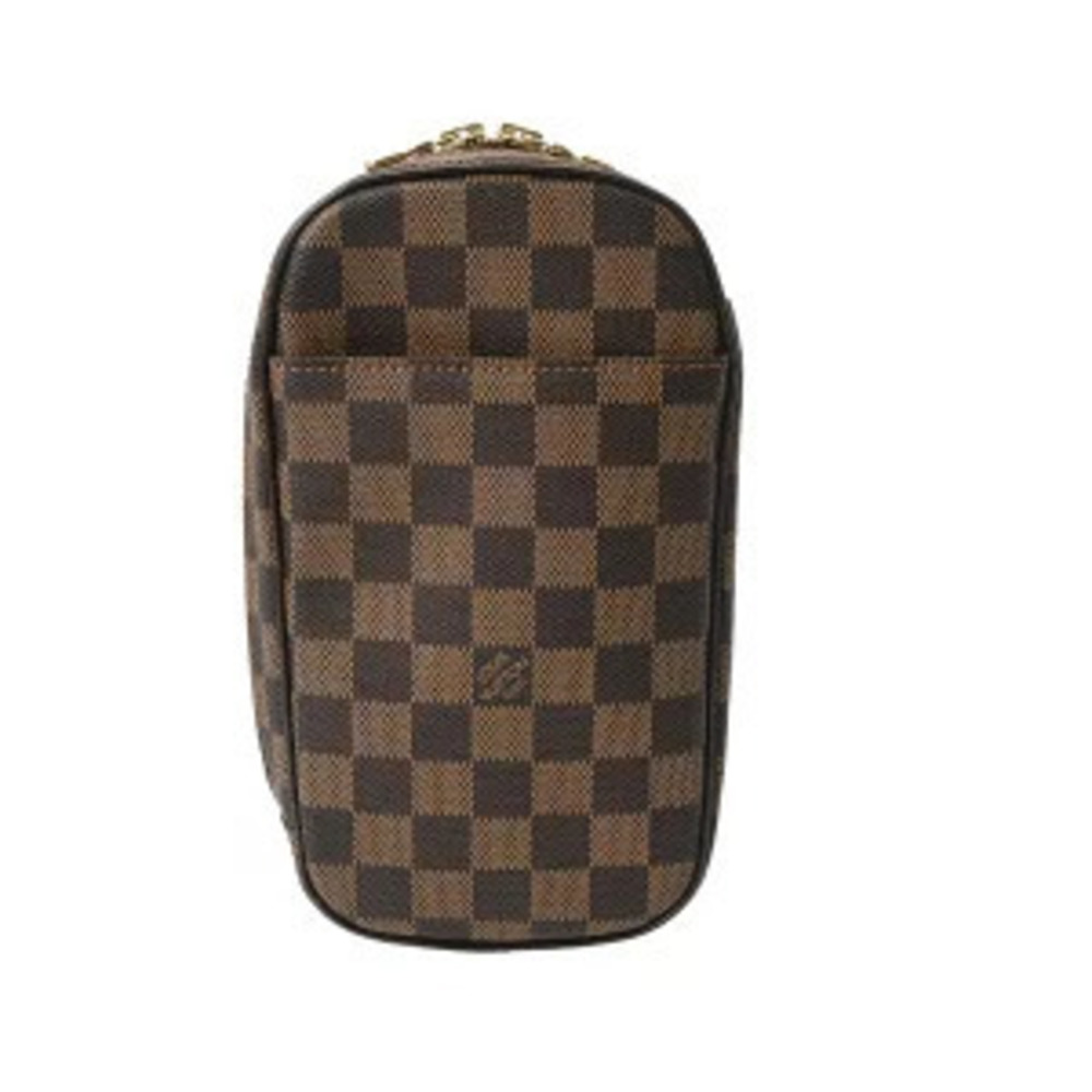 Louis Vuitton Damier Pochette Gange Brown Canvas Pouch